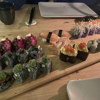 Mixed platter, this is a TIP!  at Plant Based Sushi in Amsterdam