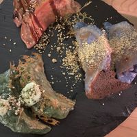 Home made gyozas  at Plant Based Sushi in Amsterdam