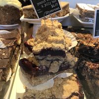 Vegan peanutbutter jelly bar at Purebread in Whistler