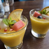 This was actually too much. We just somehow thought it was a light and very sweet desert but it was to much «food» after 1,5 dinners each person  at Soya in Bergen