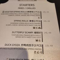 Spring rolls at Soya in Bergen