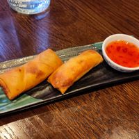 Spring rolls at Soya in Bergen