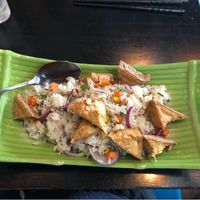 Fried rice with added tofu. (The tofu is amazing!) at Soya in Bergen