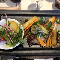 Vegan plate at "L'Insensé" in Montpellier. Delicious, refined, highly recommended.  at L'Insensé in Montpellier