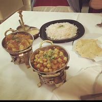 Veggie food at Taj Mahal in Burgos