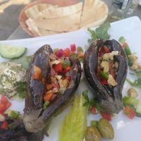 Stuffed eggplant at Al Orzaal in Rhenen