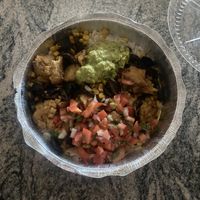 vegan bowl  at Plaza Azteca in Virginia Beach