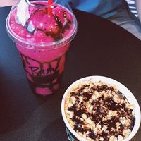 Dragon bowl & dragon smoothie!!  at Rush Bowls in Raleigh