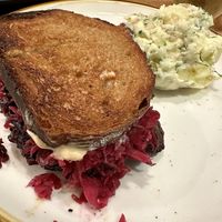 Koji best Reuben + potato salad  at Fermenter in Portland
