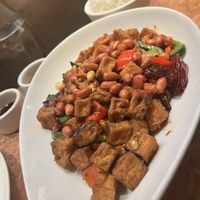 Kung Pao Firecracker Tofu: not too spicy and could have used something else but overall good   at China Live in San Francisco