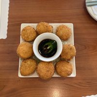 Fried tofuu  at Hoa Sen Vegetarian Restaurant in Garden Grove