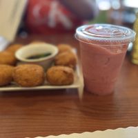 Smoothie, ask not to put milk to make it vegann  at Hoa Sen Vegetarian Restaurant in Garden Grove