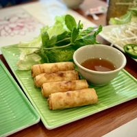 Deep Fried Eggrolls  at Hoa Sen Vegetarian Restaurant in Garden Grove