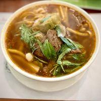 Bún Bò Huê  at Hoa Sen Vegetarian Restaurant in Garden Grove