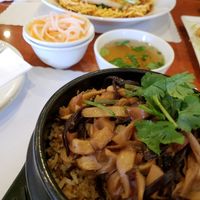 This clay pot dish is life changing at Hoa Sen Vegetarian Restaurant in Garden Grove