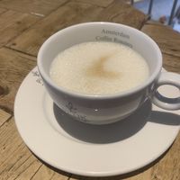 latte  at Pluk in Amsterdam