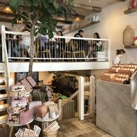 Upstairs seating     at Pluk in Amsterdam