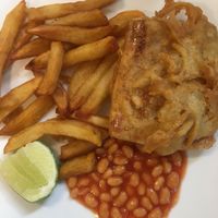 Tofish and chips at Filthy Vegan in Ho Chi Minh City
