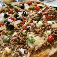 Half n half pizza  at Filthy Vegan in Ho Chi Minh City