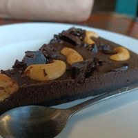 Chocolate ganache cake at Filthy Vegan in Ho Chi Minh City