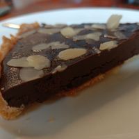 Chocolate and raspberry pie at Filthy Vegan in Ho Chi Minh City