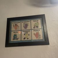 Cute art  at Filthy Vegan in Ho Chi Minh City