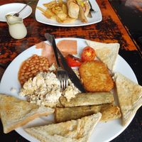 Full english at Filthy Vegan in Ho Chi Minh City