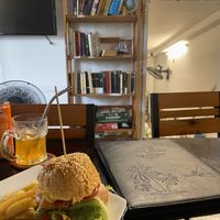 Unreal cashew cheese bacon burger!   at Filthy Vegan in Ho Chi Minh City