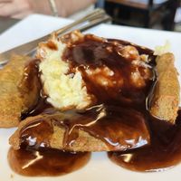 Bangers ‘n’ mash (125.000 VND)  at Filthy Vegan in Ho Chi Minh City