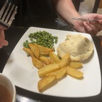 Forgot to take photo before starting, “chicken and mushroom pie” - very tasty although felt pastry could have been more cooked.   at Filthy Vegan in Ho Chi Minh City