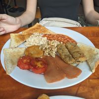 Full English breakfast at Filthy Vegan in Ho Chi Minh City