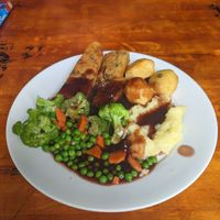 Sunday roast at Filthy Vegan in Ho Chi Minh City