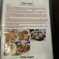 Menu  at Filthy Vegan in Ho Chi Minh City