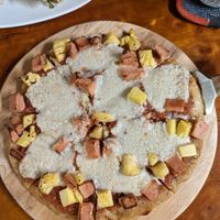 Hawaiian pizza at Filthy Vegan in Ho Chi Minh City
