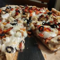 One of their pizzas at Filthy Vegan in Ho Chi Minh City