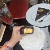 Peach ‘Magnum’ inside  at Filthy Vegan in Ho Chi Minh City