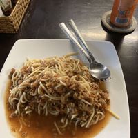 Spaghetti bolognaise   at Filthy Vegan in Ho Chi Minh City
