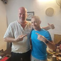 With Kieren, the owner at Filthy Vegan in Ho Chi Minh City