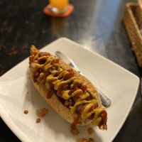 Mexican hot dog, delicious! at Filthy Vegan in Ho Chi Minh City