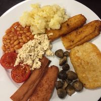 Full English breakfast  at Filthy Vegan in Ho Chi Minh City
