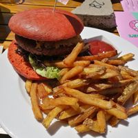 Flamingo Burger at Green Flamingo in Innsbruck