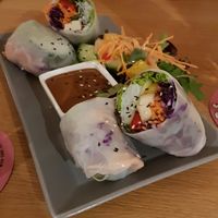 summer rolls at Green Flamingo in Innsbruck