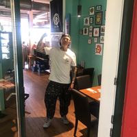 Kaspar the owner   at Green Flamingo in Innsbruck