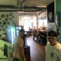 Kaspar & head chef   at Green Flamingo in Innsbruck