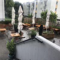 Huge garden   at Green Flamingo in Innsbruck