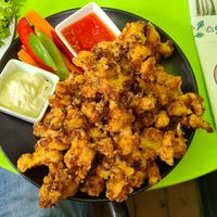 Cauliflower wings at Green Flamingo in Innsbruck
