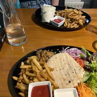 Lego Döner Plate and Flamingo Burrito   at Green Flamingo in Innsbruck
