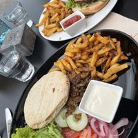 Bacon burger and the Lego dönner.  at Green Flamingo in Innsbruck