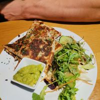No Cow Quesadillas at Green Flamingo in Innsbruck