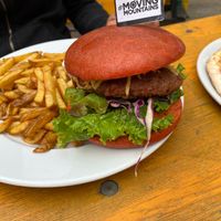Burger at Green Flamingo in Innsbruck
